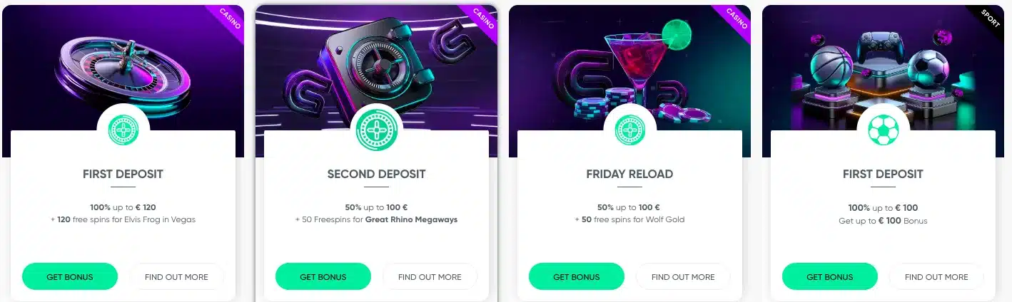 Bonusy i promocje Granawin