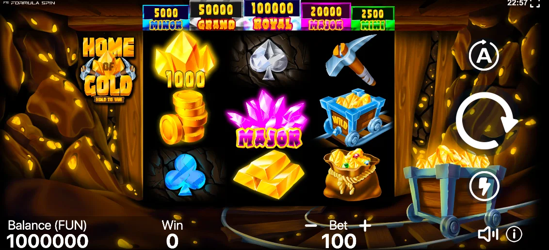 Слот Home of Gold: Hold to Win