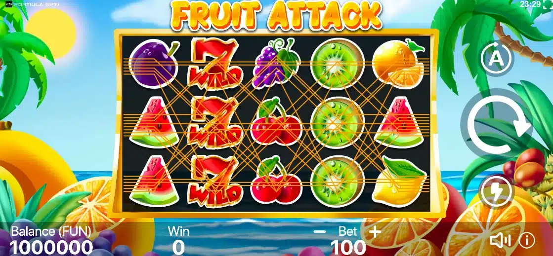 Слот Fruit Attack