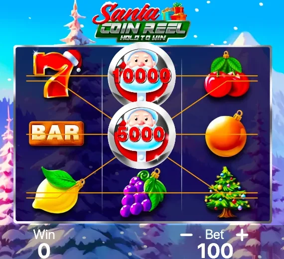 Santa Coin Reel: Hold to Win